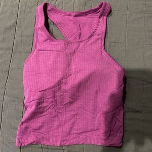 Lululemon training Ebb Street crop racerback tank